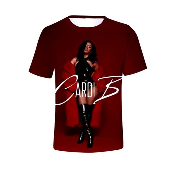 Unisex Men’s Women’s Cardi B Short Sleeve T-Shirt Size S NEW - Picture 6 of 6